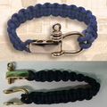 Survival Lanyard Braided Bracelet With Brass Lock